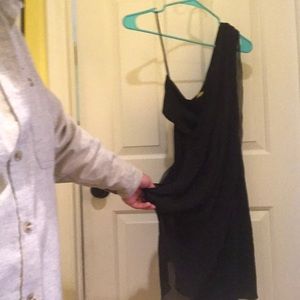 Alice & Olivia Black Dress - one shoulder